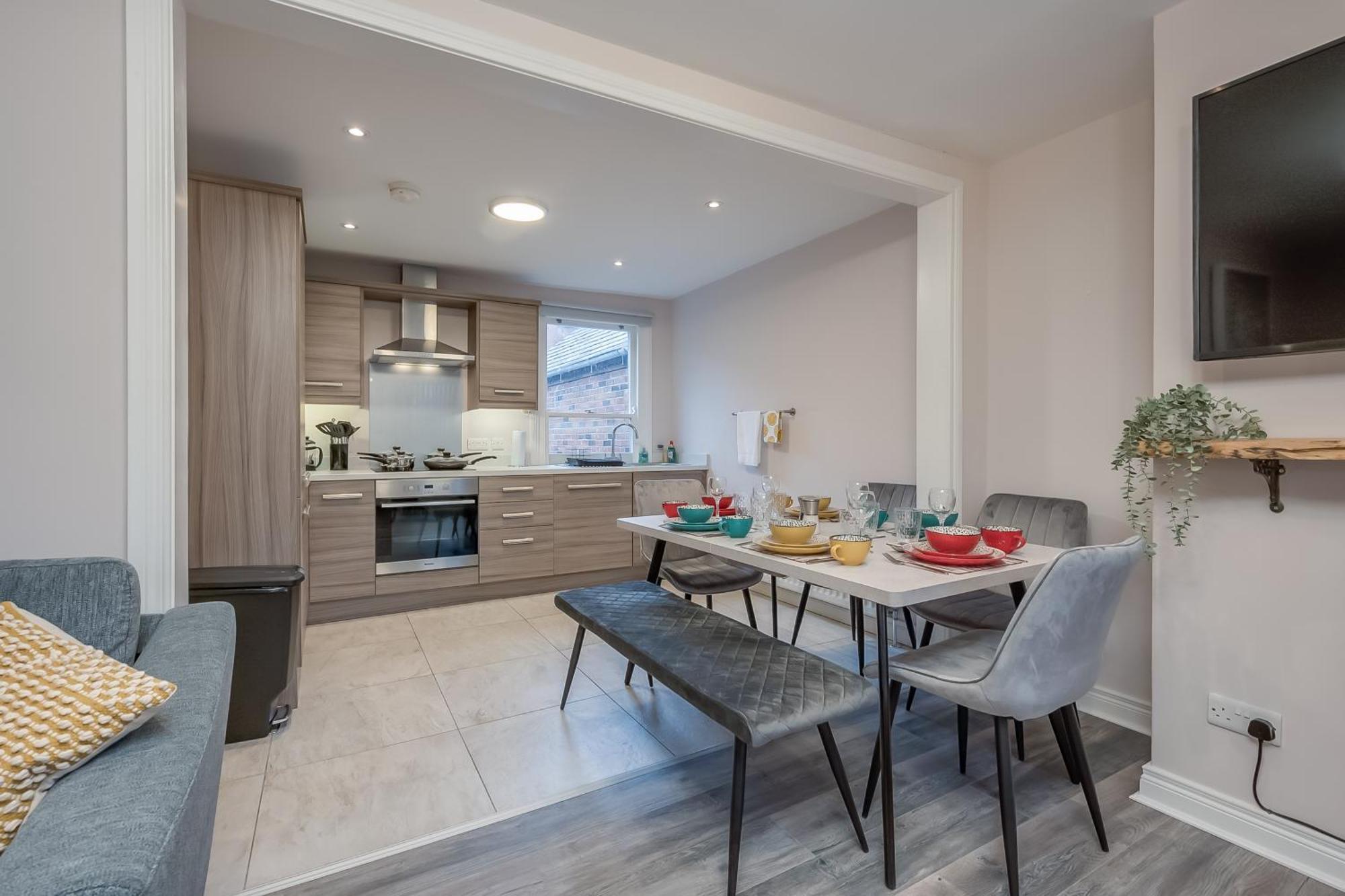 Staybynumbers - Belfast City Centre - 3 Bed, 3 Bathroom & Parking Exterior foto